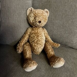 Bunnies By The Bay retired jointed cream bear 15” bear velvet feet and ears